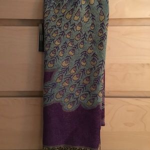 Peacock Pashmina Scarf